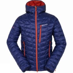 Montane Mens Hi-Q Luxe Jacket Antarctic Blue/Burnt Orange